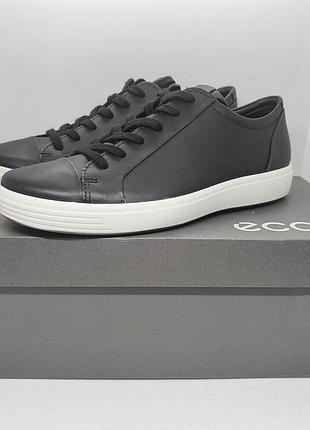 Кожаные кроссовки кеды ecco soft7 оригинал 4