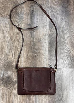 Шкіряна сумка крос-боді бренду osprey london