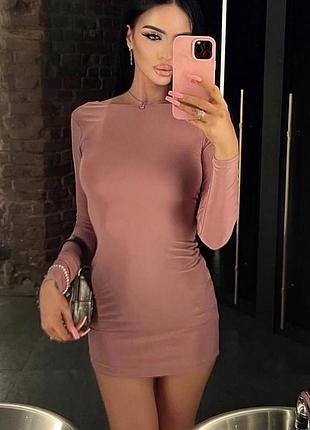 Сукня з відкритою спинкою і ефектом пуш ап🎀