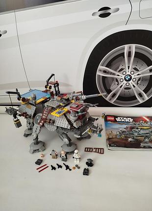 Конструктор lego star wars 75157 — крокохід at-te капітана рексу.