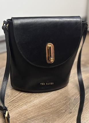 Сумка кросс-боди из натуральной кожи от британского бренда ted baker