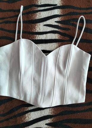 Топ білий zara s