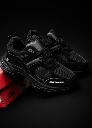 Skechers performance чоловічі чорні кросівки | підліткові | легкі спортивні 40–45 мужские кроссовки скечерс новинка 2026 подростковая новинка