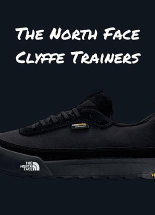 The north face clyffe trainers dark grey black
