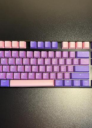Геймерська клавіатура hyperx alloya fps pro 80% (cherry mx red)