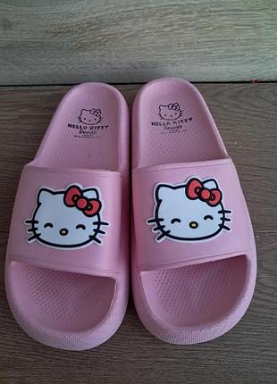 Шлепки с hello kitty р.36-37 шлепанцы hello kitty шлепки с китти