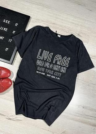 Футболка washed river island з принтом