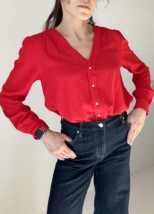 Блуза levi’s із віскози, червона, xs