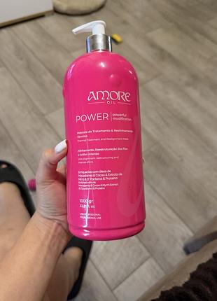 Amore кератин для волосся  power powerful modification 1000 ml