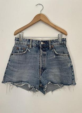 Джинсову шорти zara