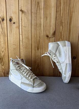 Чоловічі високі кросівки кеди взуття nike blazer