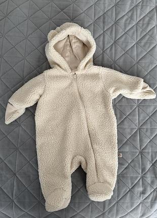 Комбінезон тедді на блискавці 56-62 p бренду little angel