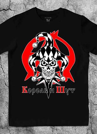 Футболка с принтом "король и шут. киш" xl