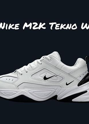 Nike m2k tekno w white black