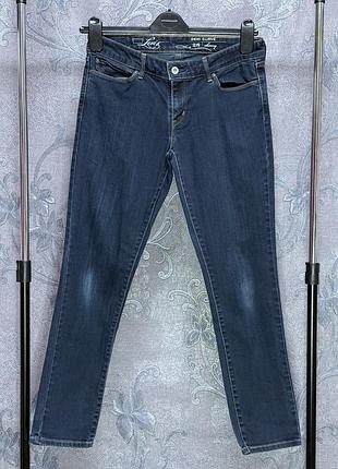 Джинси жіночі levi's demi curve skinny original w28 s-m 44 розмір преміальний американський бренд темно-сині низька посадка брюки штани обтислі денім