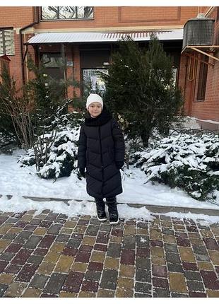 Зимнее пальто на девочку некст 9 лет