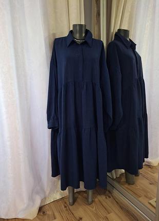 Ярусное или с воланами платье 👗 большого размера