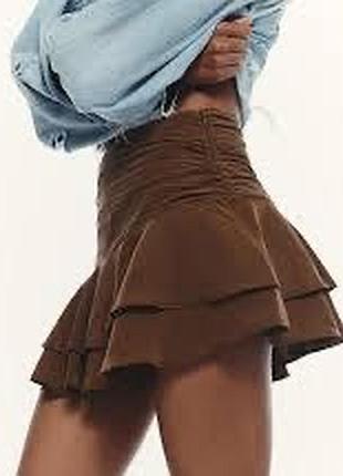 Шорти спідниця жіноча zara