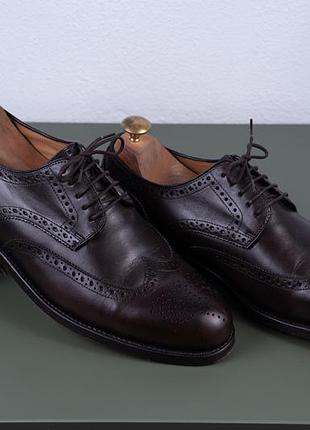 Німецька класика / goodyear welted: туфлі броги gordon & bros levet (оригінал, шкіра, розмір 44 / 29.5 см)