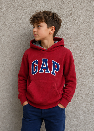 Дитяче худі gap флісова кофта дитяча плюшеве худі gap