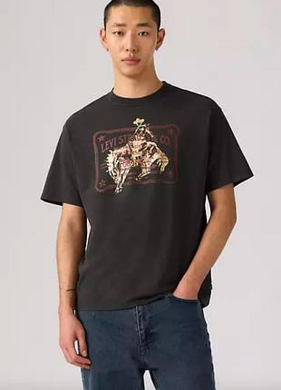 Футболка мужская levi's. Цвет: americas finest overalls jet black - black.