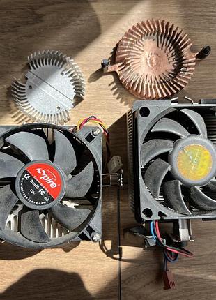 Набор систем охлаждения 4 в 1: кулеры amd, медный и алюминиевый радиаторы