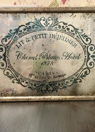 Зеркальное панно «эгломизе « (состаренное зеркало)