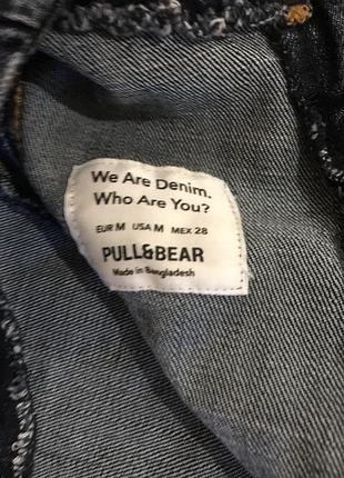 Джинсовое асимметричное платье  pull&bear 4