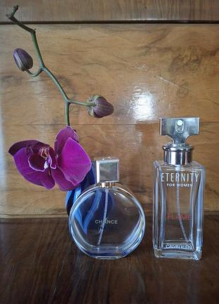 Флаконы от парфюма оригиналов брендовые chanel, eternity, bright crystal, yves saint laurent black opium