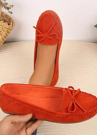 Мокасины тапочки оранжевые на лето❤️‍🔥🍊🍀🧡