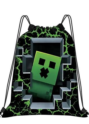 Дитяча сумка для шкільного взуття minecraft