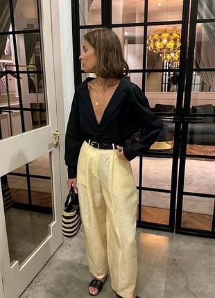 🧈 широкі брюки від zara