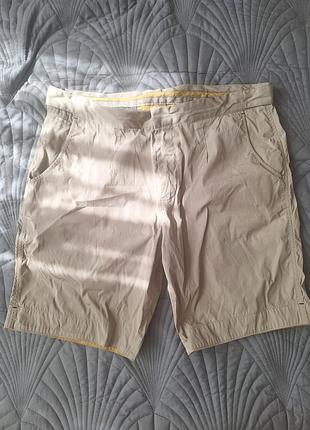 Шорты мужские zara man, размер xl, бежевые, новые без этикетки