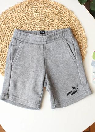 Качественные шортики из двунитки с логотипом puma 1-2 года