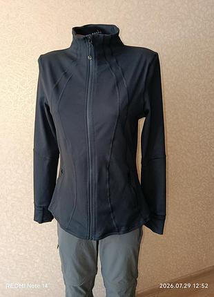 Спортивная кофта куртка lululemon define jacket black - размер l (идеальное состояние)