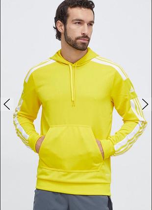 Худі adidas performance squadra 21, чоловіче, розмір l, жовте