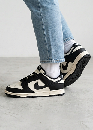 Мужские кроссовки nike sb dunk low pro black white черные/белые | 40–44 | новые