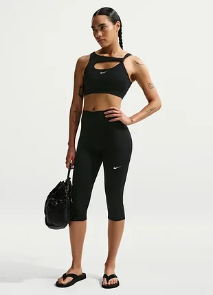 Легінси nike one women's high-waisted capri leggings io1281-010