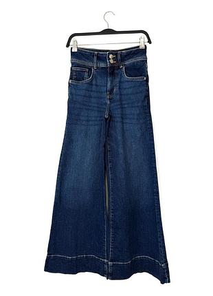 Синие широкие джинсы next wide leg
