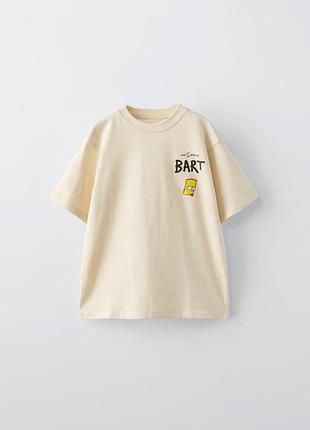 Футболка zara с simpson,13-14 р