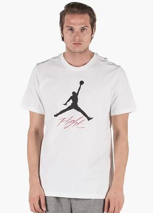 Футболка чоловіча nike jumpflight white ao0664-100 s