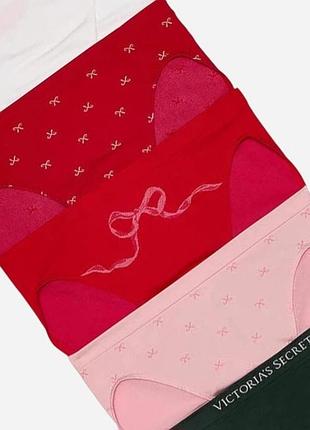 Набір трусиків сліпів жіночих victoria's secret  5 штук трусики victoria's secret