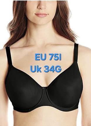 Eu 75i/uk 34g​🖤 новый базовый бюстгальтер-балконет fantasie smoothing seamless balcony bra (fl4520) с бумажной биркой