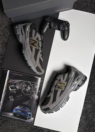 Чоловічі кросівки new balance 740 thinsulate + grey black