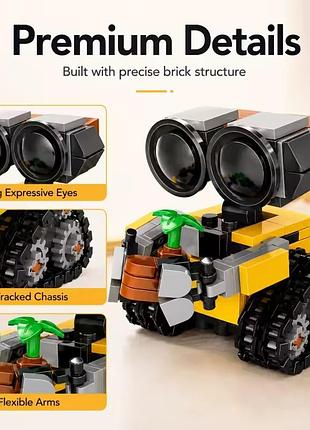 Конструктор робот валли wall-e 217 элементов 3