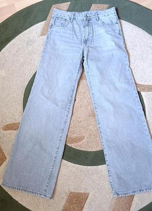 Джинсы zara широкие