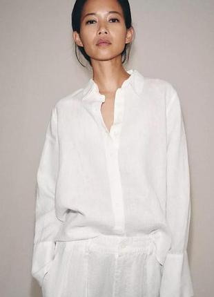 Льняна сорочка zara