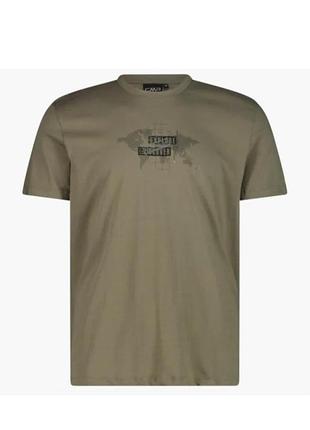 Футболка чоловіча cmp jersey cotton t-shirt оливкова