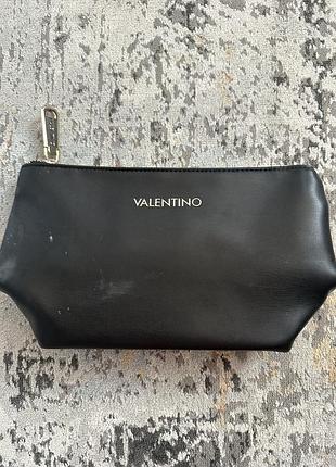 Чорна оригінальна косметичка valentino