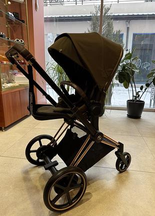 Cybex  epriam 4.0 rosegold, khaki green